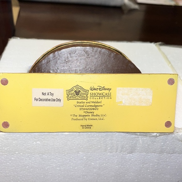 SOLD ON E-BAY - Retired Enesco Waldorf And Statler “Critical Curmudgeons” - Picture 6 of 11